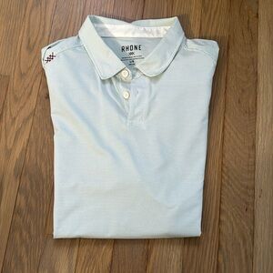 Green white pattern short sleeve shirt